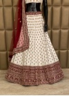 Raw Silk Wedding Designer Lehenga Choli - 4