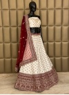 Raw Silk Wedding Designer Lehenga Choli - 5