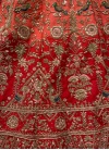 Voguish Raw Silk Diamond Work Lehenga Choli - 1