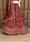 Sizzling Raw Silk Cut Dana Designer Lehenga Choli - 1