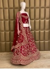 Sizzling Raw Silk Cut Dana Designer Lehenga Choli - 4