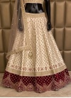 Raw Silk Embroidered Designer Lehenga Choli - 3