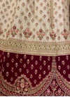 Raw Silk Embroidered Designer Lehenga Choli - 2