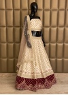 Raw Silk Embroidered Designer Lehenga Choli - 6