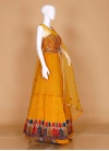 Embroidered Mehndi Desinger Anarkali Suit - 1