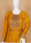 Art Banarasi Silk Anarkali Suit - 3