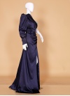 Faux Crepe Party Designer Gown - 1