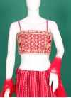 Faux Georgette Diamond Work Designer Lehenga Choli - 3