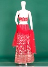 Faux Georgette Diamond Work Designer Lehenga Choli - 2