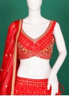 Faux Georgette Party Designer Lehenga Choli - 1