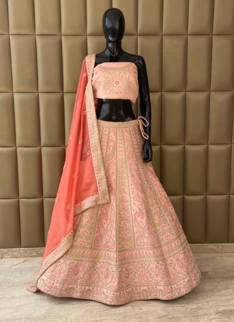 Accentuate Embroidered Designer Lehenga Choli