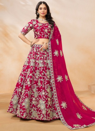 Adorning Sequins Mehndi Trendy Lehenga Choli