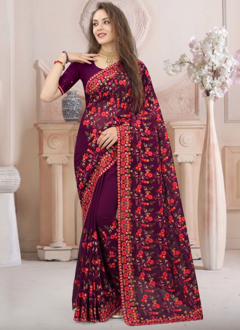 Aristocratic Georgette Party Designer Saree