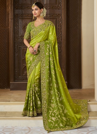 Arresting Viscose Resham Trendy Saree