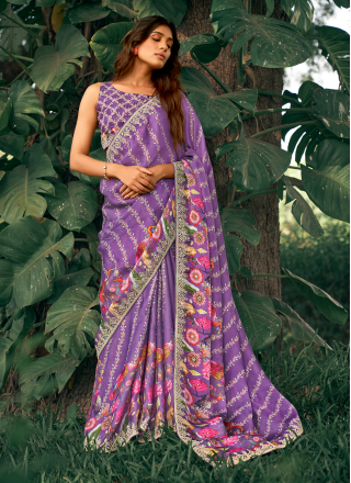 Art Silk Ceremonial Designer Saree