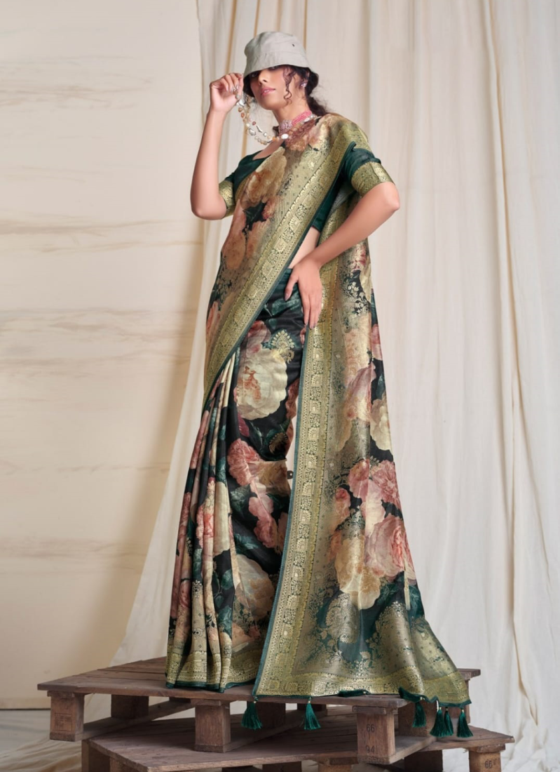 Art Silk Contemporary Saree