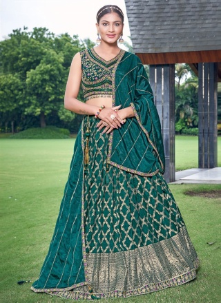 Attractive Embroidered Viscose Readymade Lehenga Choli