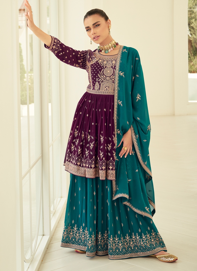 Attractive Georgette Party Salwar Kameez