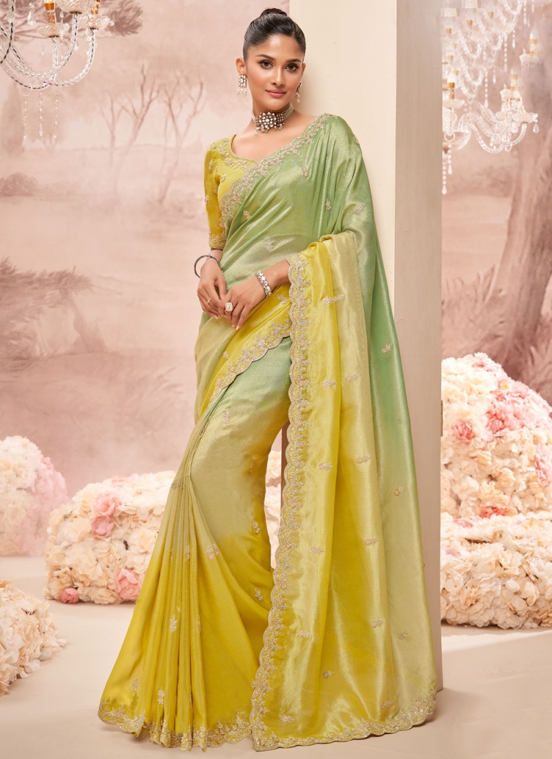 Auspicious Designer Saree For Ceremonial