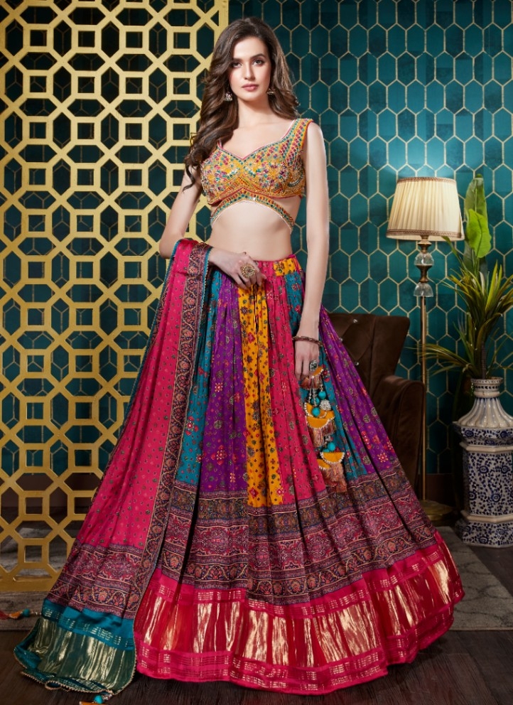 Latest Design Banarasi Silk Lehenga Choli