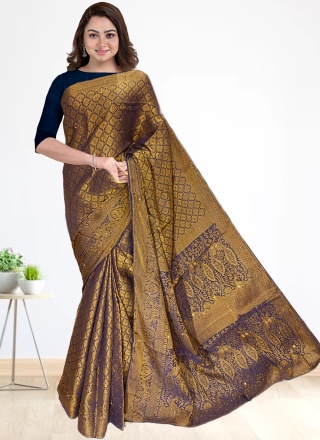 Beige Handwork Saree