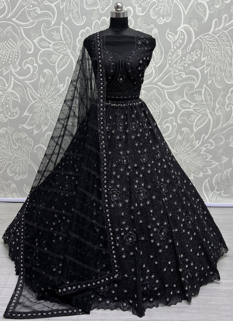 Black Sequins Trendy Lehenga Choli