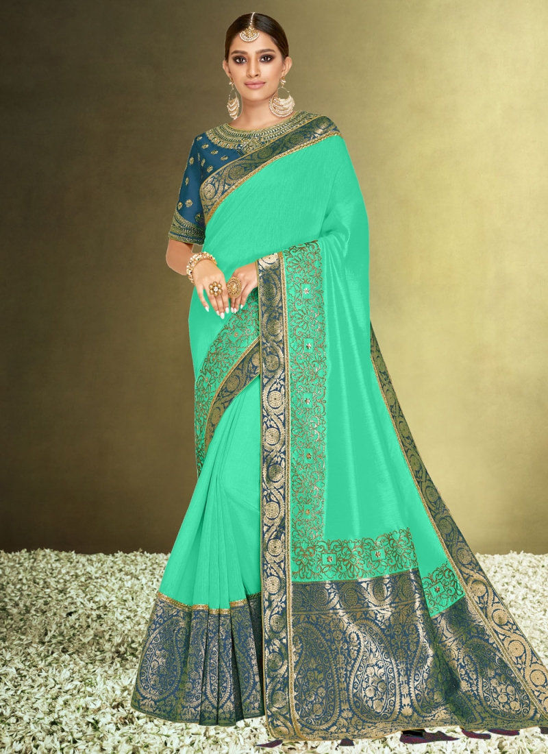 Captivating Satin Silk Party Trendy Saree