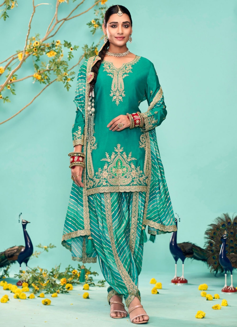 Cherubic Rama Zari Trendy Salwar Kameez