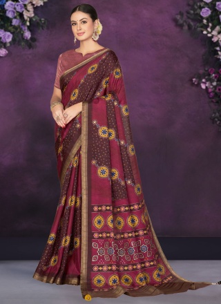 Classy Print Classic Saree