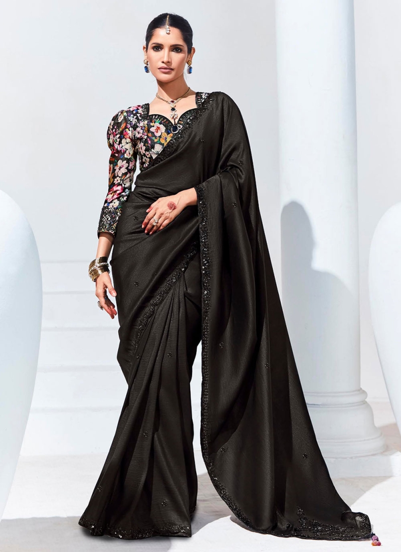 Deserving Border Organza Trendy Saree