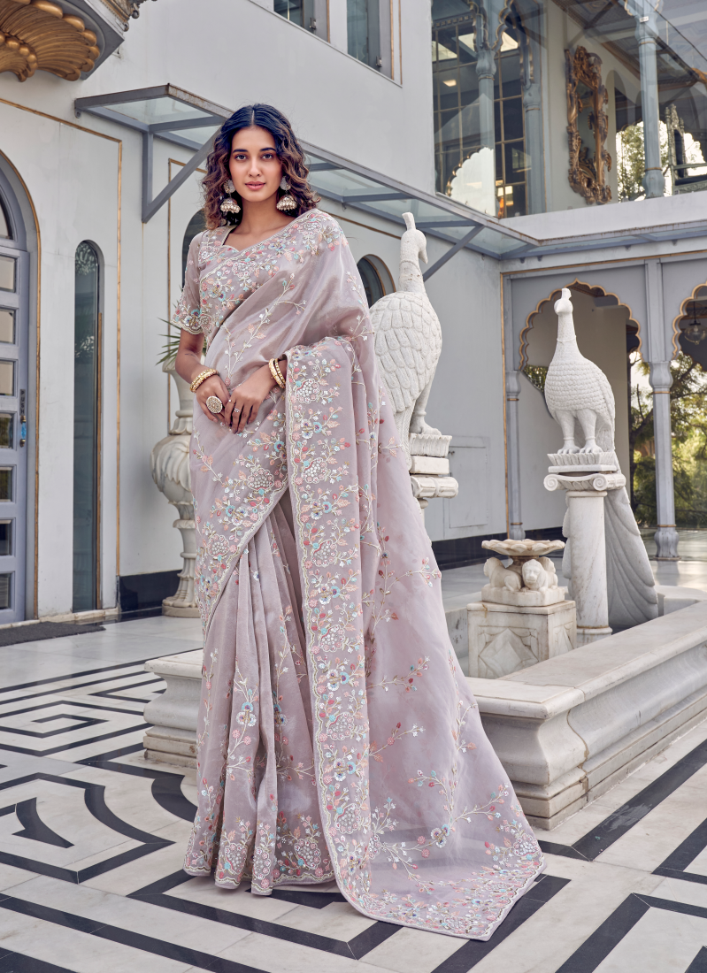 Designer Saree Organza