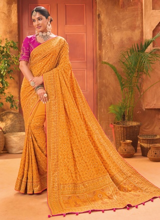Distinguishable Banarasi Silk Reception Classic Saree