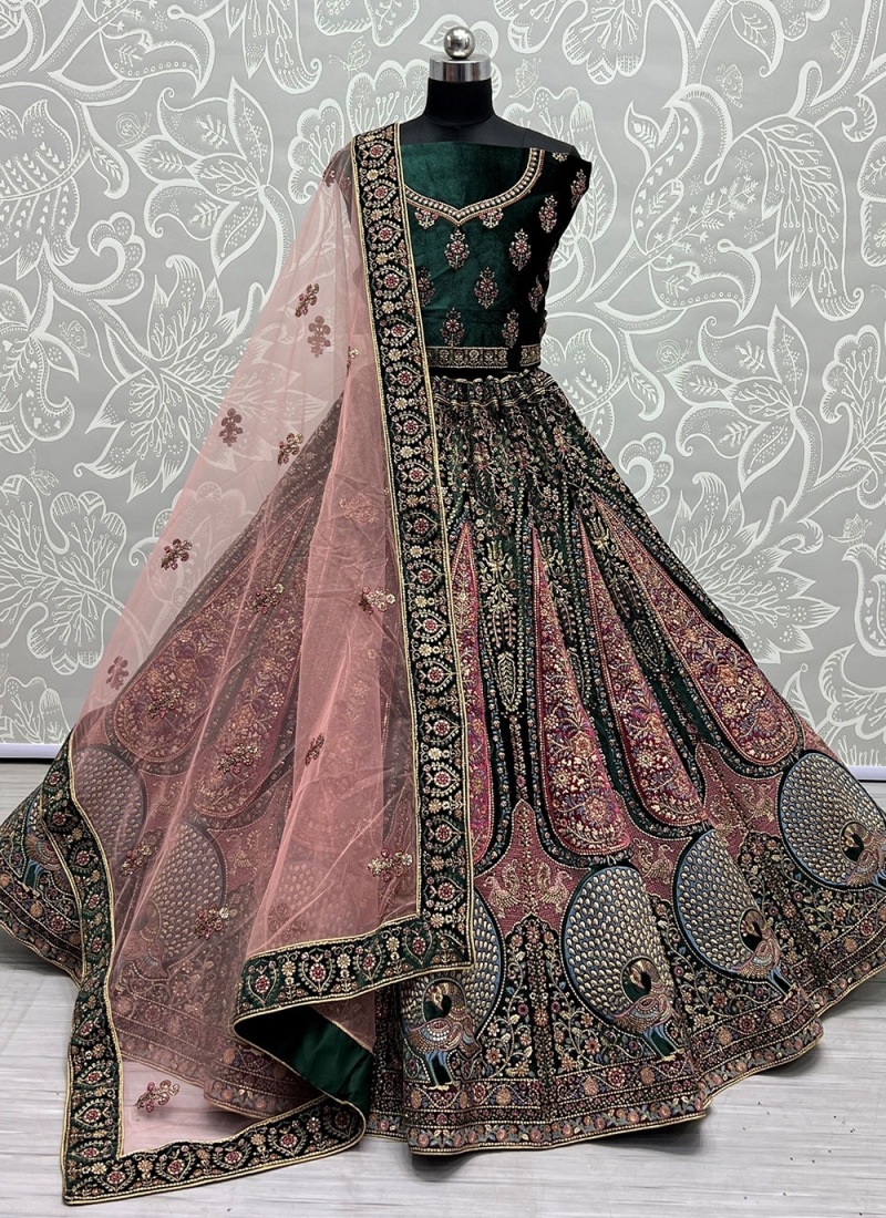 Latest 50 Velvet Lehenga Designs For Parties and Weddings (2022) - Tips and  Beauty | Lehenga designs, Bollywood dress, Fashion