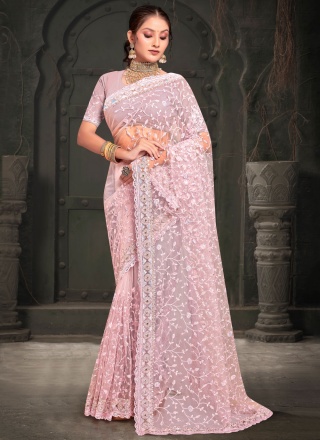 Divine Sequins Trendy Saree