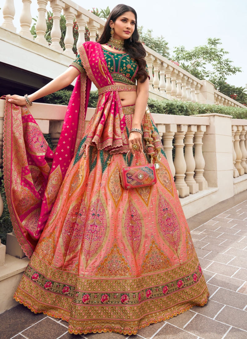 Enticing Silk Trendy Lehenga Choli