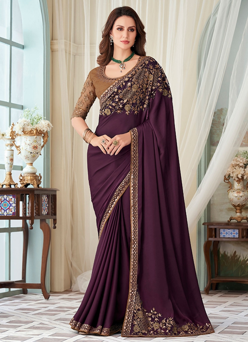 Buy Multi Color Mehndi Sarees Online for Women in UK