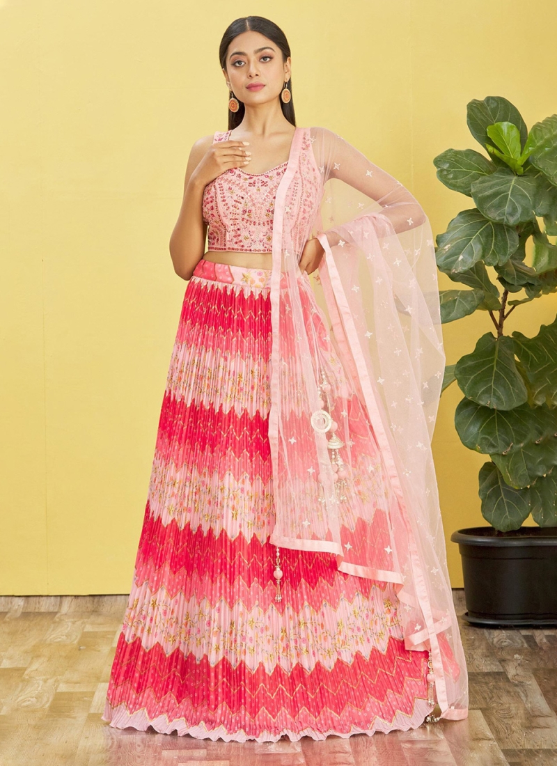 Natural Peach Designer Ethnic Lehenga Choli