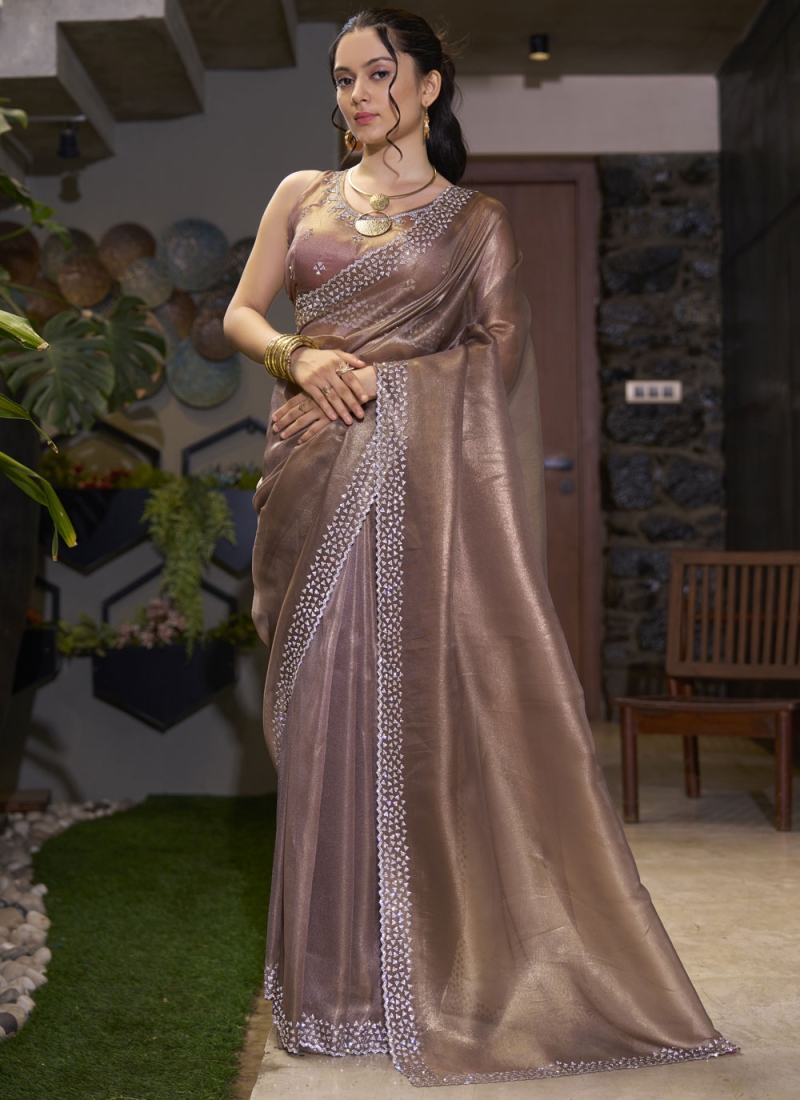 Ethnic Swarovski Traditional Saree