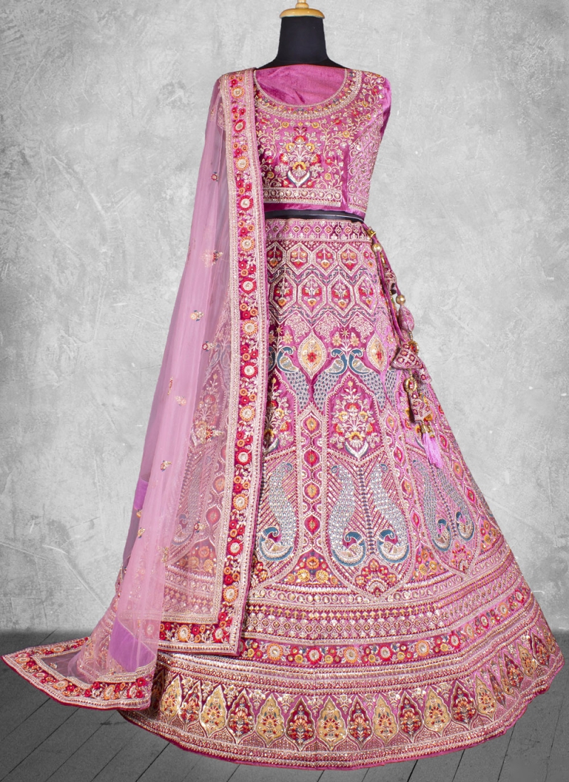 Extraordinary Pink Designer Lehenga Choli