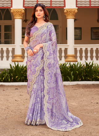 Fabulous Art Silk Digital Print Classic Saree