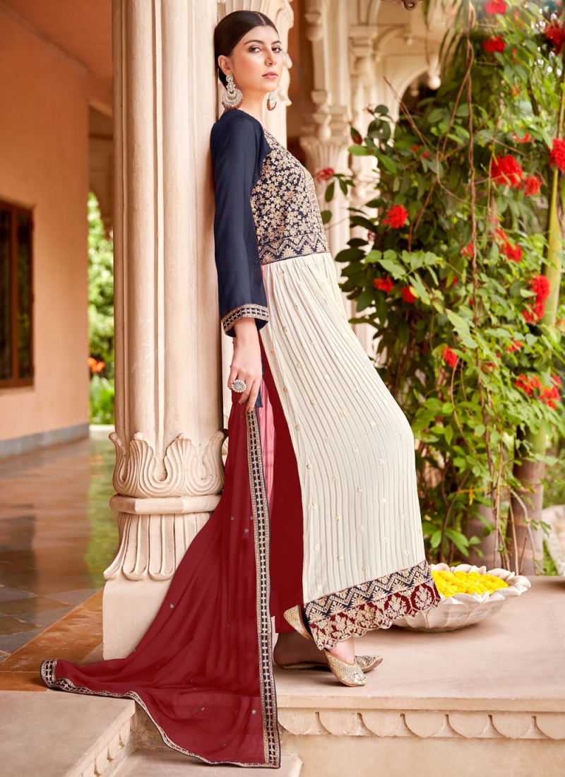 Fabulous Multi Colour Readymade Salwar Kameez