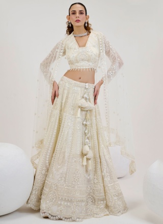 Fabulous Net Sangeet Readymade Lehenga Choli