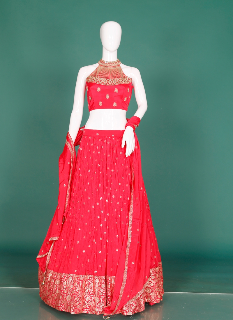 Faux Georgette Designer Lehenga Choli