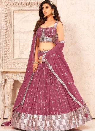 Faux Georgette Festival Designer Lehenga Choli