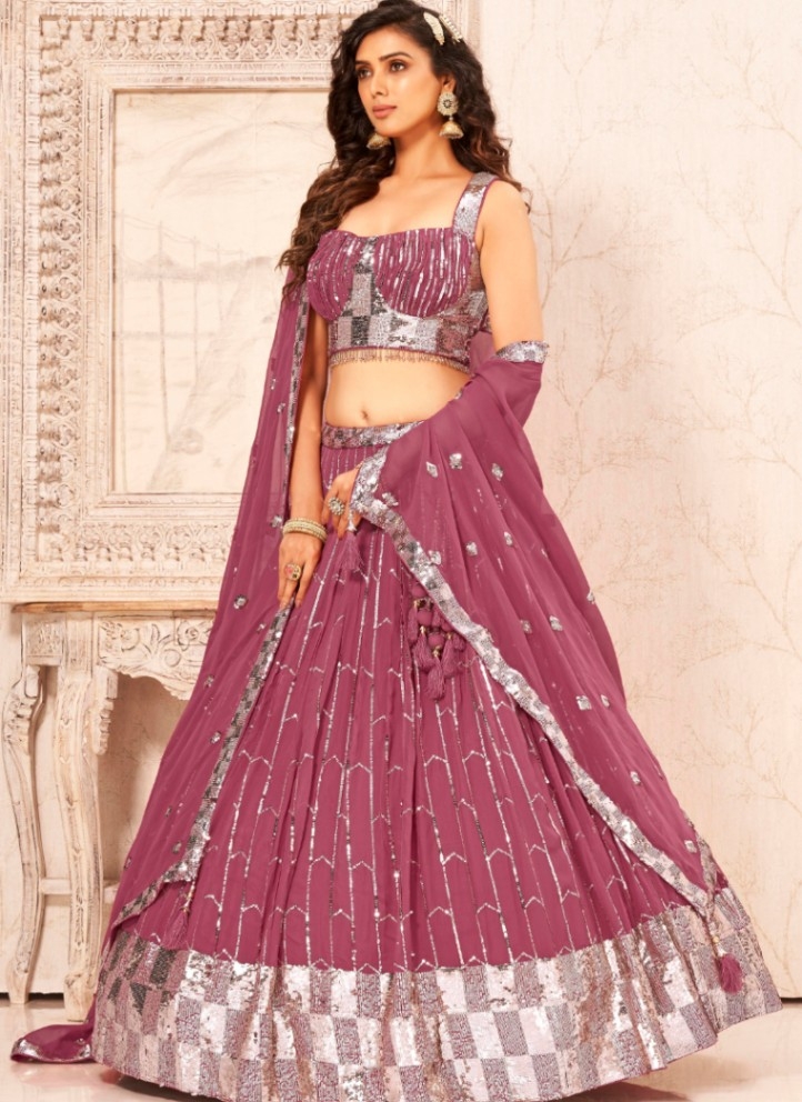 Faux Georgette Festival Designer Lehenga Choli