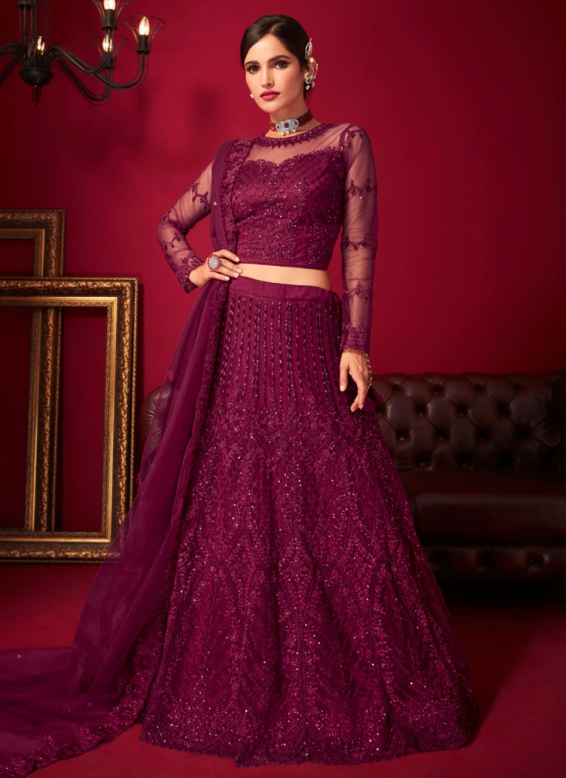 Engagement Lehenga Cholis - Sparkle on Your Special Day with Zeel Clothing  | Occasion: Engagement