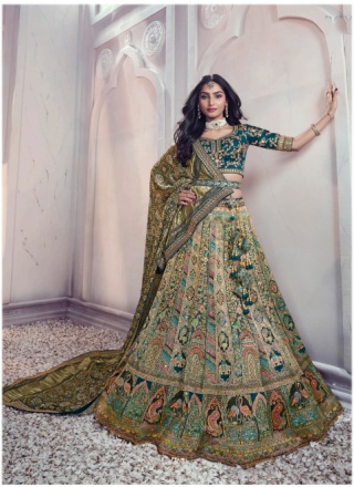 Glittering Art Banarasi Silk Lehenga Choli