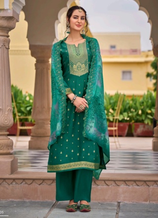 Glorious Jacquard Embroidered Trendy Salwar Kameez