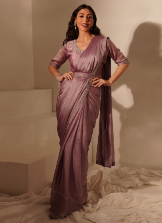 Glowing Stone Designer Saree