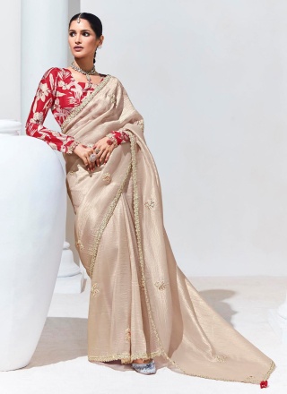 Gratifying Embroidered Classic Saree